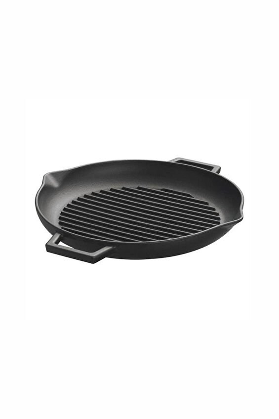 Lava Döküm Tava Kulplu 30 Cm