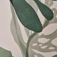 Deco Green Culture Kanvas Tablo - Beyaz / Yeşil - 90x60 cm
