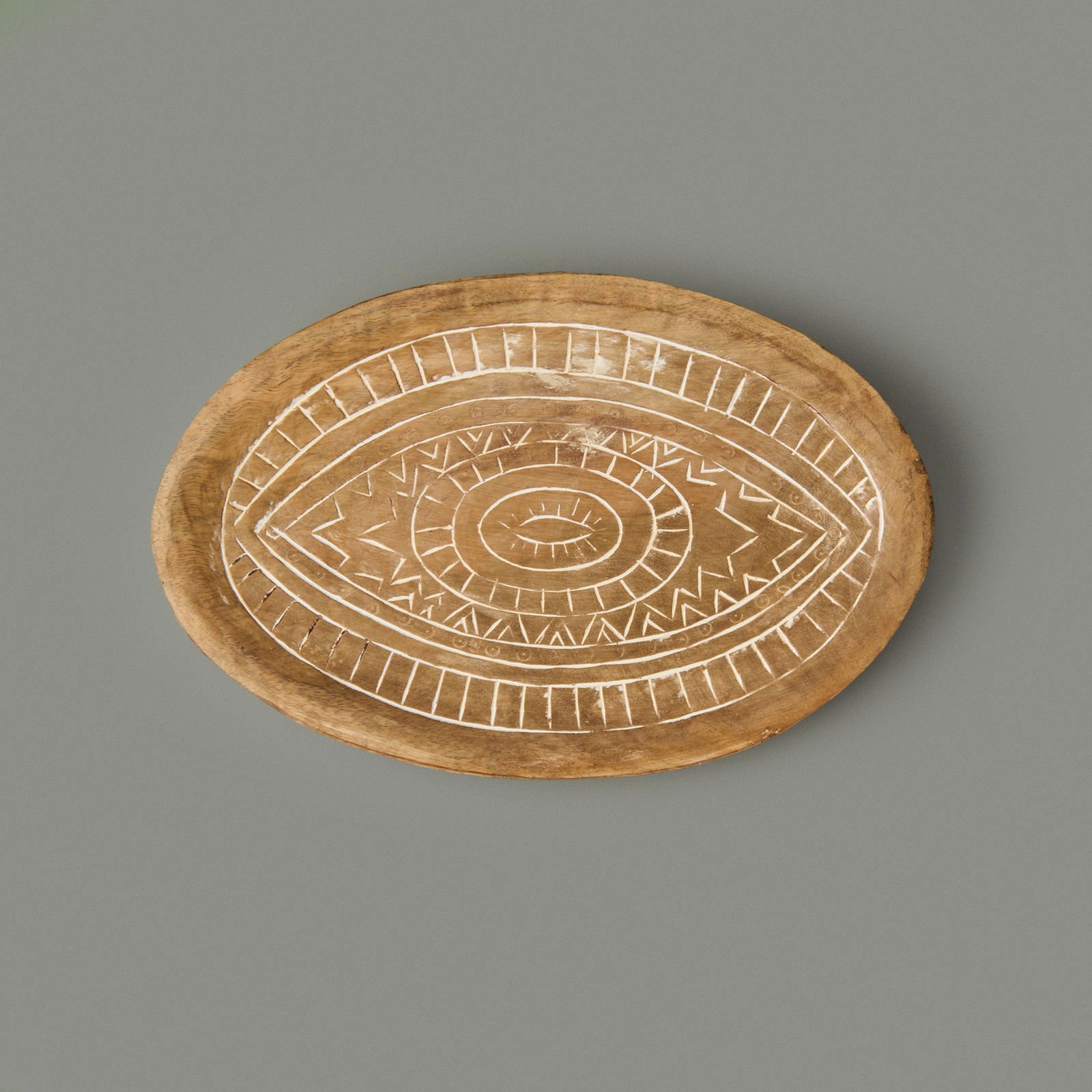 Etnico Dekoratif Tabak - Bej - 20x29 cm