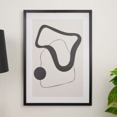 Deco Elegant Curves Tablo - 50x70 cm