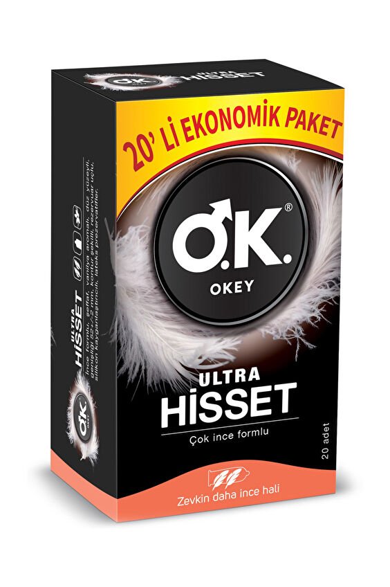 Okey Prezervatif Ultra Hisset 20'li