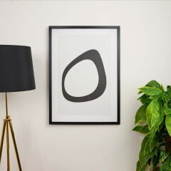 Deco Elegant Curves Tablo - 50x70 cm