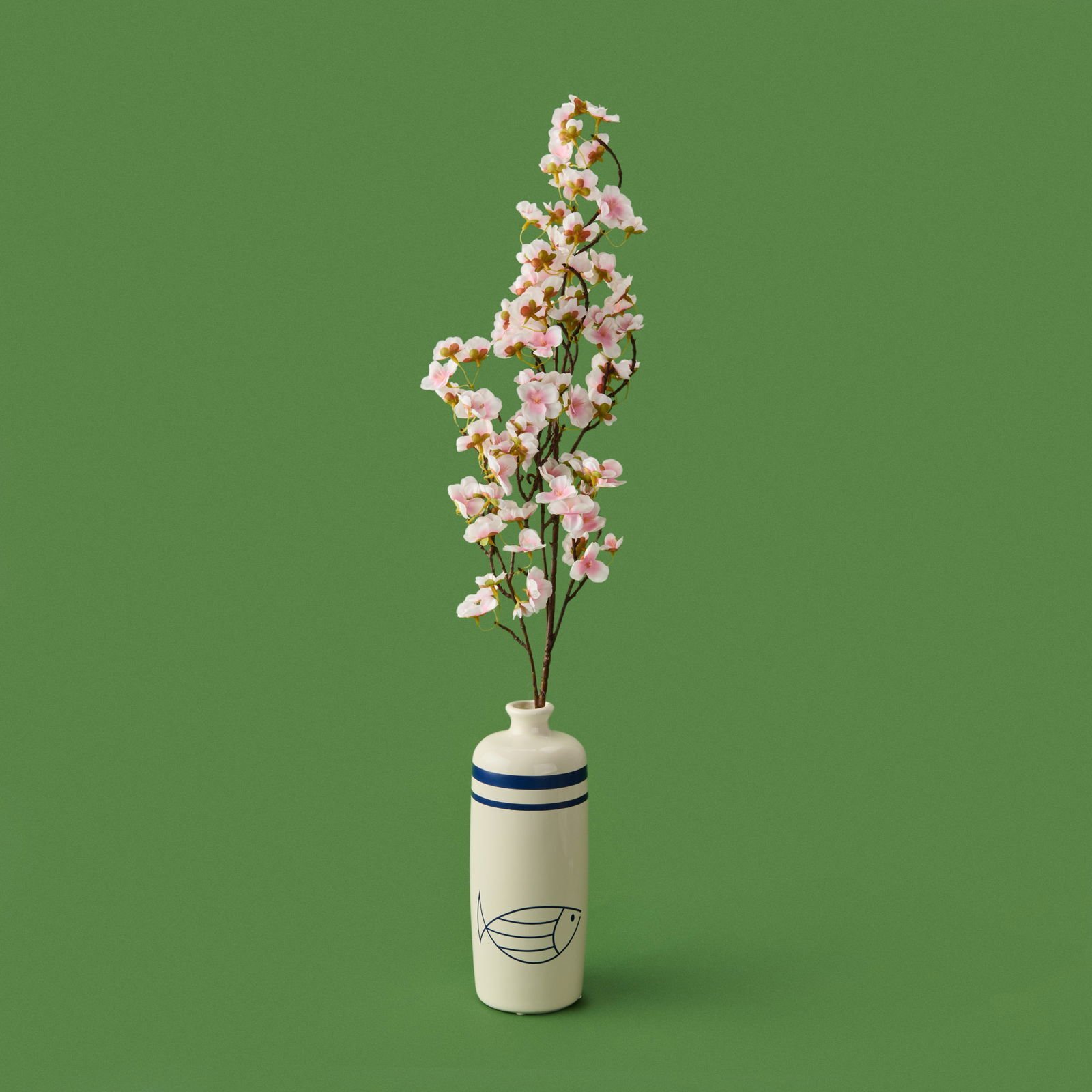 Exclusive Bahar Dalı Yapay Çiçek - Pembe / Beyaz - 103 cm