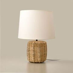 Lighting Santo Abajur - Kahverengi / Beyaz - 45x30 cm