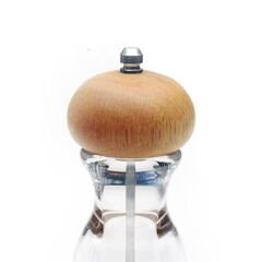 Kitchen Bambu Tuz Karabiber Öğütücü - 15x6 cm