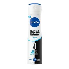 NIVEA Kadın Sprey Deodorant BlackWhite Invisible Pure 150 ml