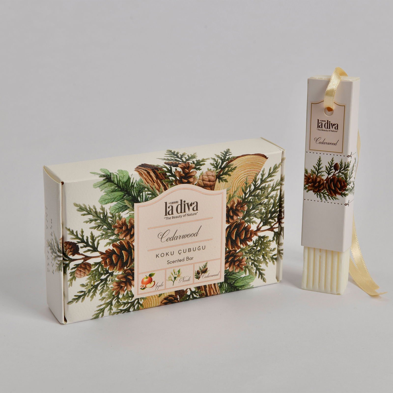 Diva Cedarwood Koku Çubuğu - Beyaz - 165 gr