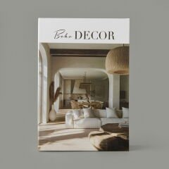 Deco Boho Decor Dekoratif Kutu - Beyaz / Krem - 27 cm