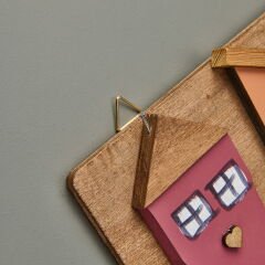 Deco Home Duvar Askısı - Renkli - 35x15 cm