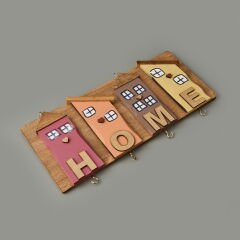 Deco Home Duvar Askısı - Renkli - 35x15 cm