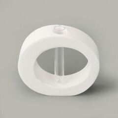 Deco Solid Dekor - Beyaz - 13 cm