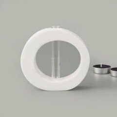 Deco Solid Dekor - Beyaz - 13 cm