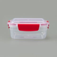Diktdörtgen Kilitli Saklama Kabı - Asorti - 650 ml