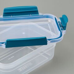 Diktdörtgen Kilitli Saklama Kabı - Asorti - 650 ml