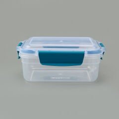 Diktdörtgen Kilitli Saklama Kabı - Asorti - 650 ml