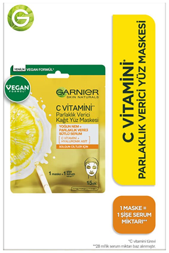 Garnier Kağıt Maske Vitamin C Serum