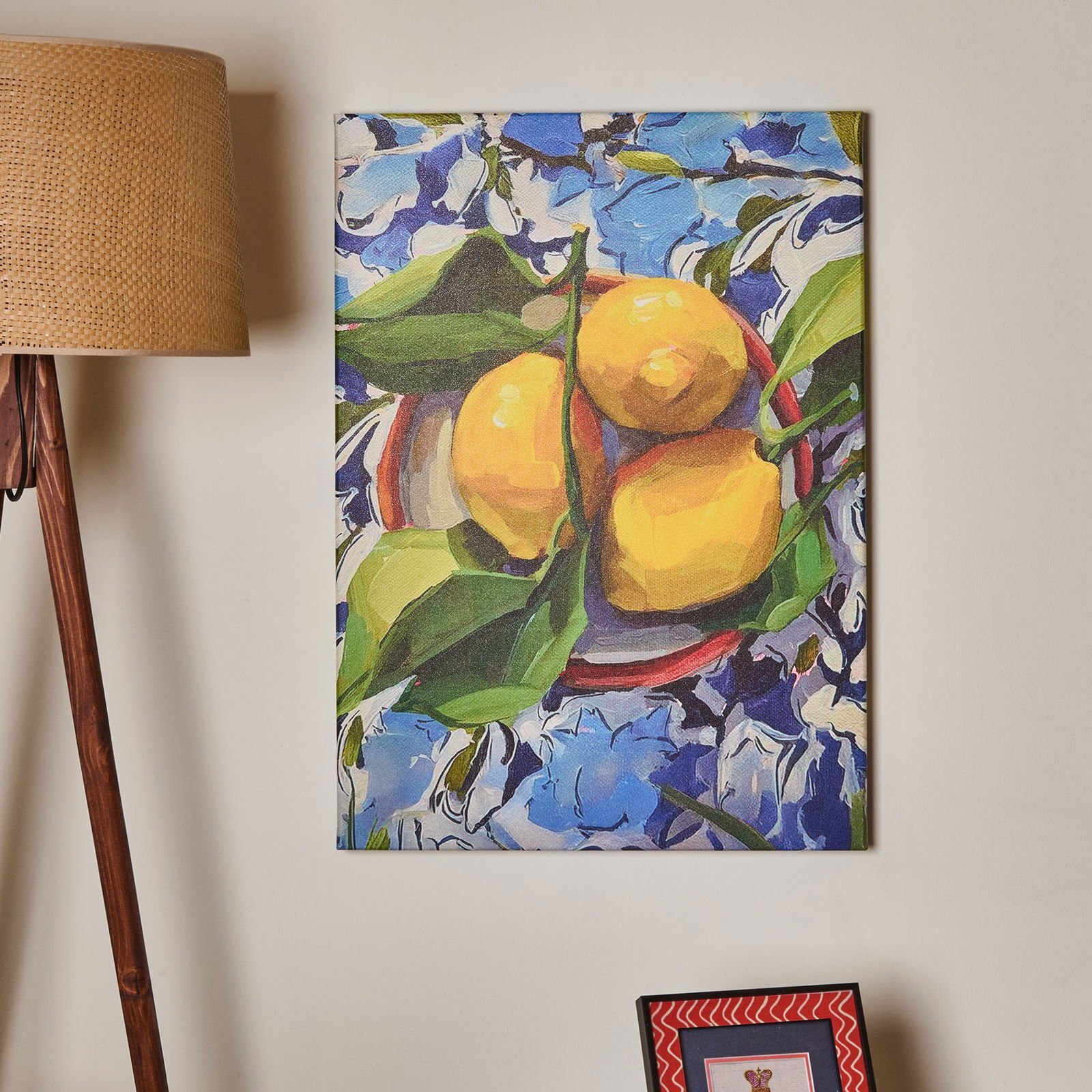 Deco Lime Cello Kanvas Tablo - Sarı - 50x70 cm