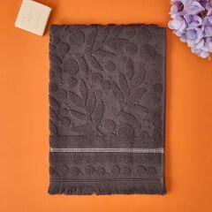 Soft Zeleno Ayak Havlusu - Antrasit - 50x70 cm