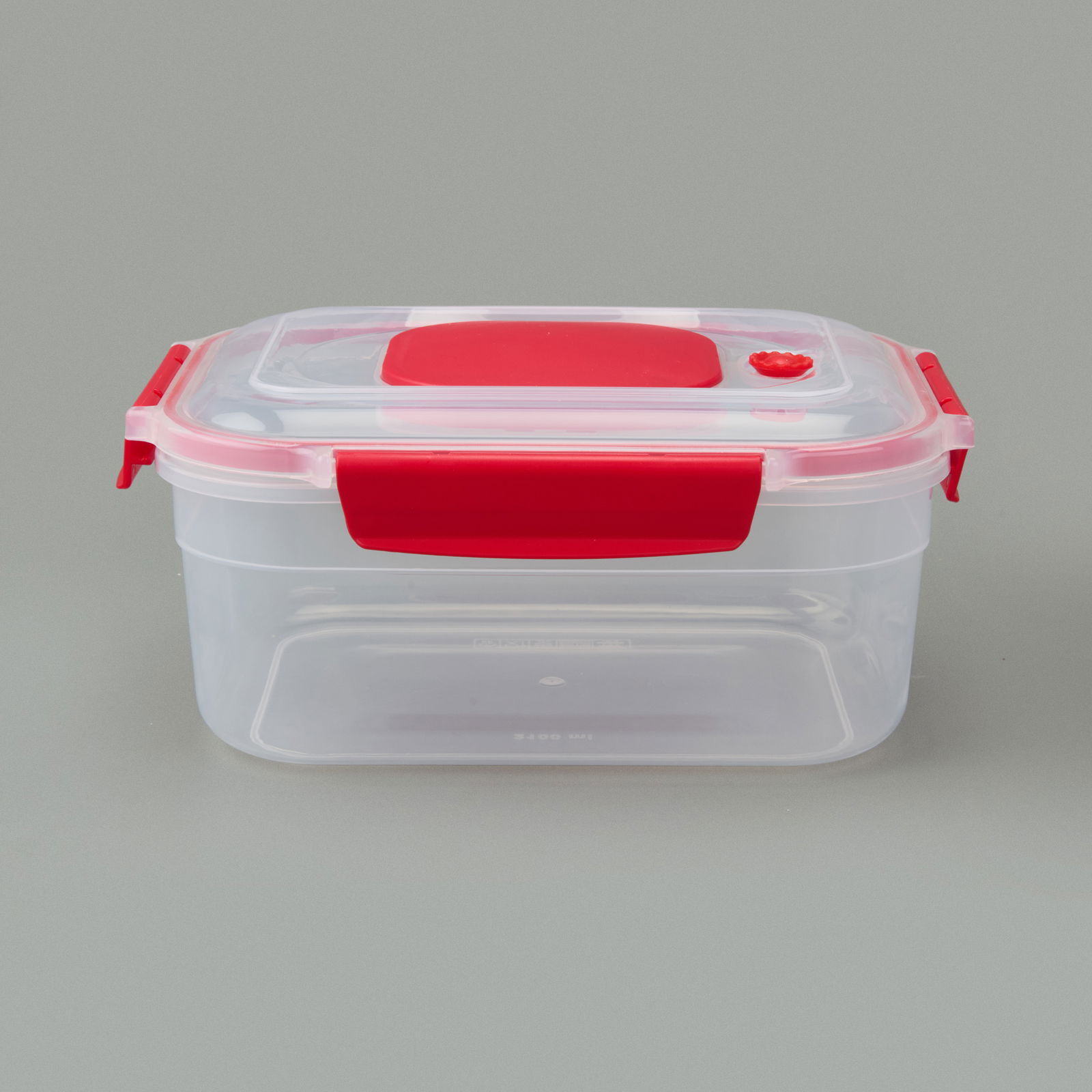 Diktdörtgen Vakumlu Kilitli Saklama Kabı - Asorti - 2,1 lt