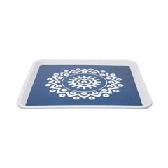 Home Alaçatı Tepsi - Mavi - 32,5x32,5 cm