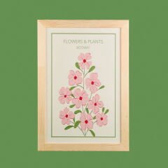 Deco Granny Summer Duvar Panosu - Pembe - 40x60 cm