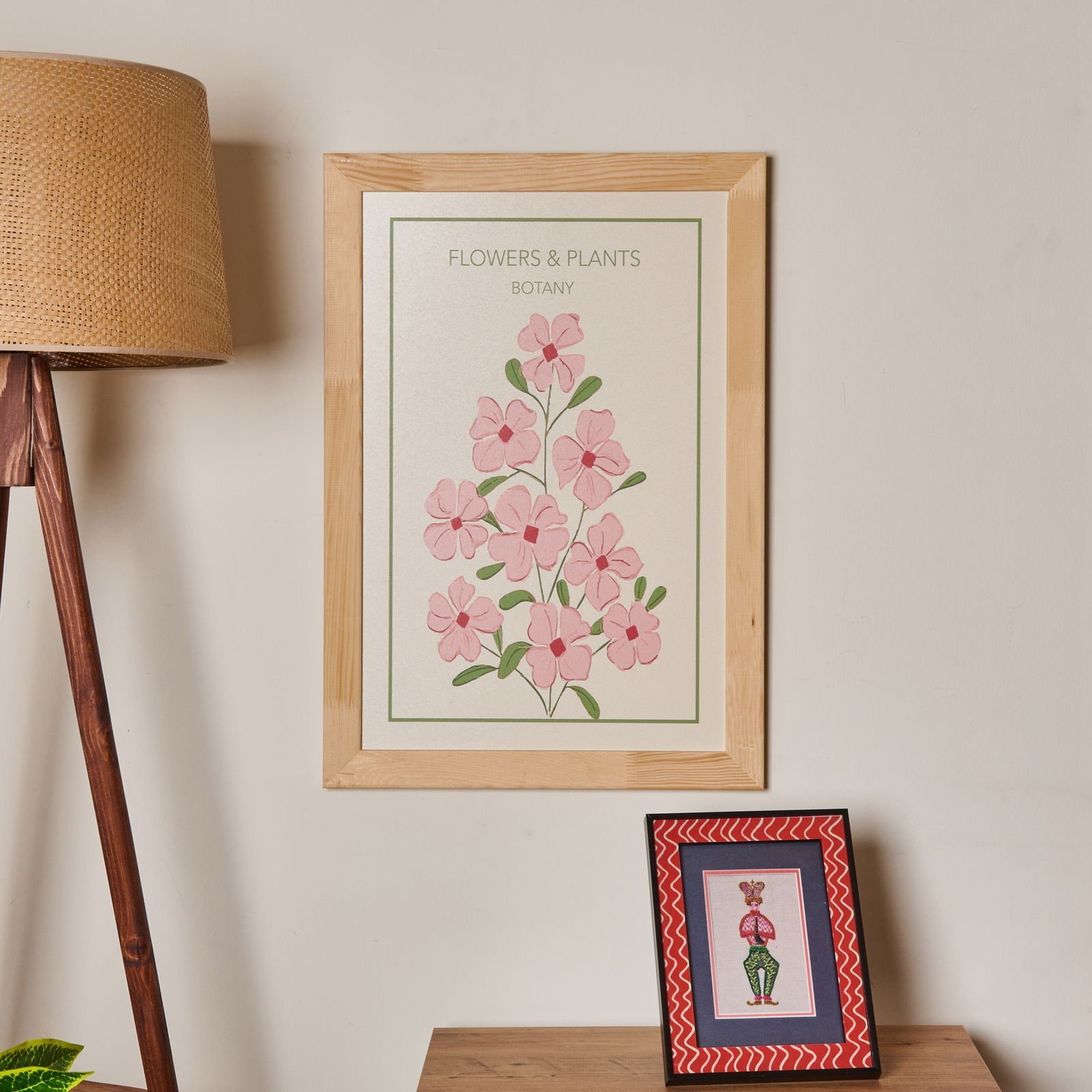 Deco Granny Summer Duvar Panosu - Pembe - 40x60 cm