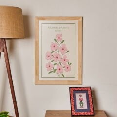 Deco Granny Summer Duvar Panosu - Pembe - 40x60 cm
