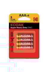 Kodak Çinko Karbon İnce Pil 4'lü