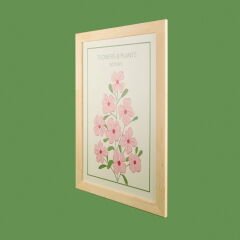Deco Granny Summer Duvar Panosu - Pembe - 40x60 cm