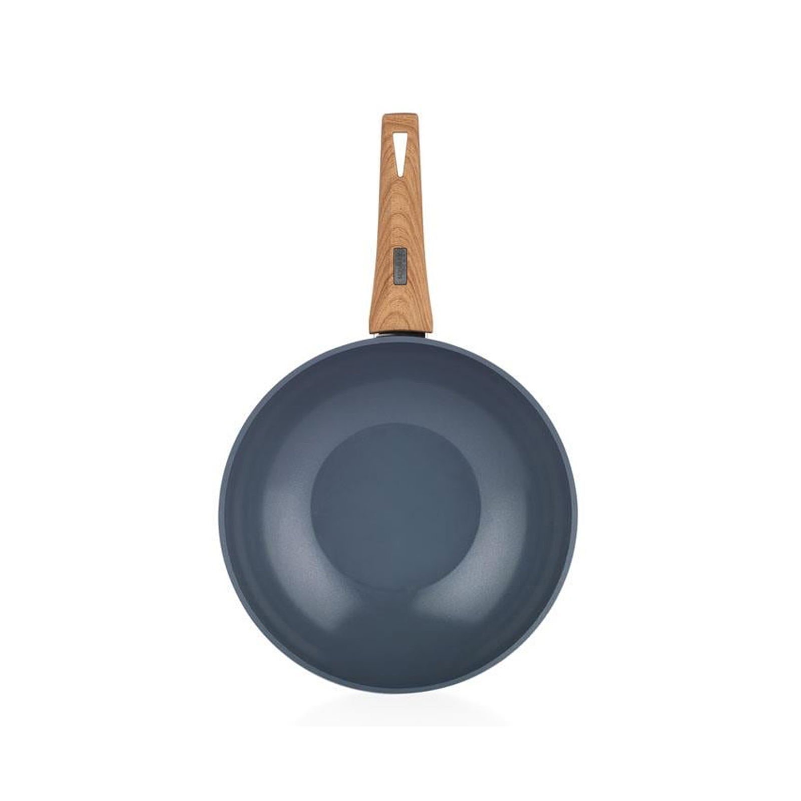 Fiesta Seramik Wok Tava - Siyah / Açık Kahverengi - 28 cm