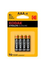Kodak Xtralife Alkalin İnce Pil 4'lü