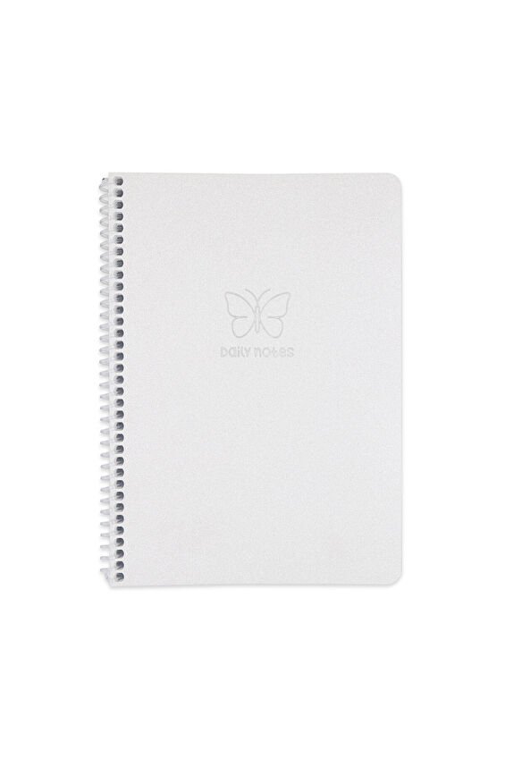 Keskin A4 80 Yp.Kar. PP Kp.Spiralli Glitter Defter