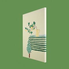Deco Lime Cello Kanvas Tablo - Yeşil - 50x70 cm