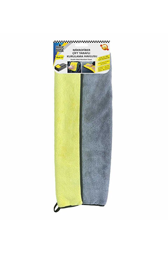 Magic Dose Microfiber Çift Taraflı Kurulama Bezi 50x40 cm