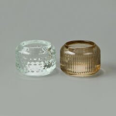 Cam Şamdan - Asorti - 7 cm
