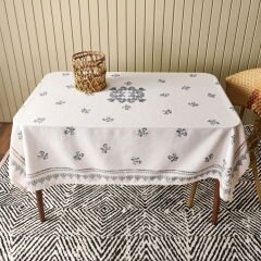 Soft St Tropez Masa Örtüsü - Ekru - 150x150 cm