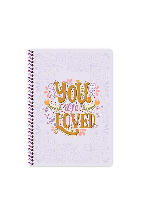Keskin A4 80 Yp.Çiz. PP Kp.Spiralli Motto Defter