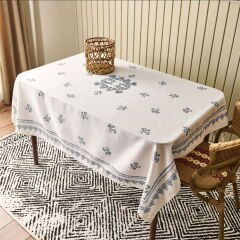 Soft St Tropez Masa Örtüsü - Ekru - 150x150 cm