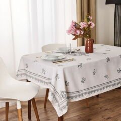 Soft St Tropez Masa Örtüsü - Ekru - 150x150 cm