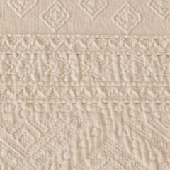 Soft Salhi Çift Kişilik Yatak Örtüsü Seti - Krem - 230x240 cm