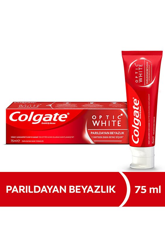 Colgate Diş Macunu 75Ml Optik Beyaz Parıldayan Beyazlık