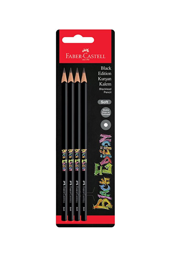 FC Bls Black Edition Kurşun Kalem ,4'lü