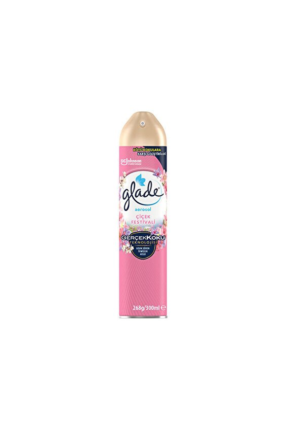 Glade Oda Kokusu Aerosol 300 ml Çiçek Festivali