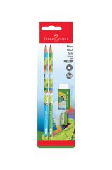 Faber Castell Dino Kurşun KalemSilgiKalemtıraş