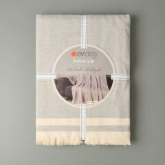 Soft Dalinda Koltuk Şalı - Gri - 170x230 cm