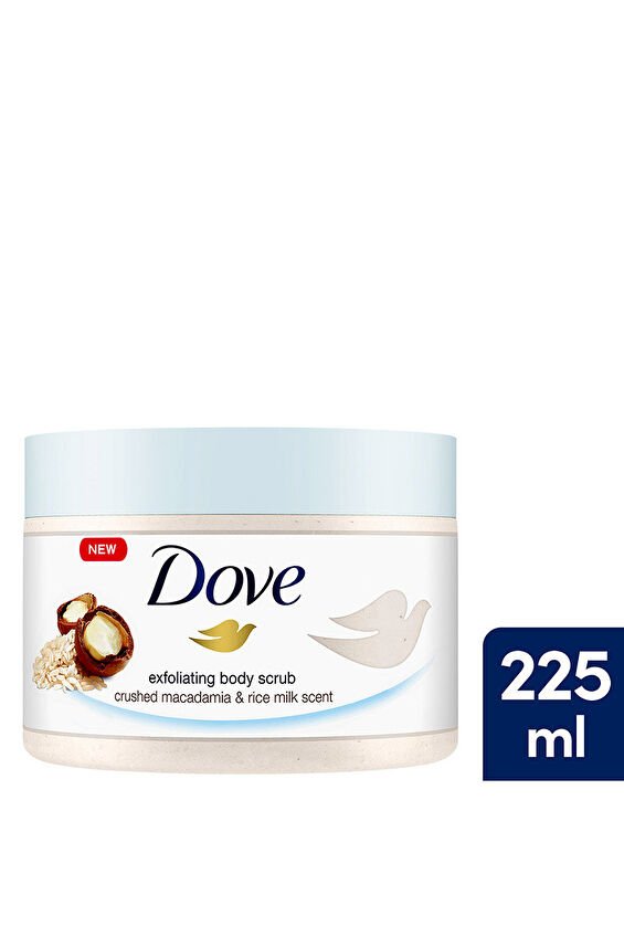 Dove Vücut Peelingi 225 ml Macademia