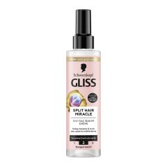 Gliss Split Hair Miracle Kırık Uçları Mühürleyen Sıvı Saç Bakım Kremi - İyonik Kompleks ve Üzüm Çekirdeği Yağı ile 200 ml