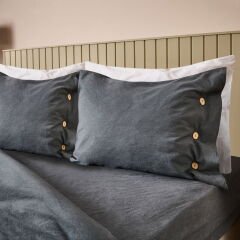 Soft Anthracite Çift Kişilik Nevresim Takımı - Antrasit