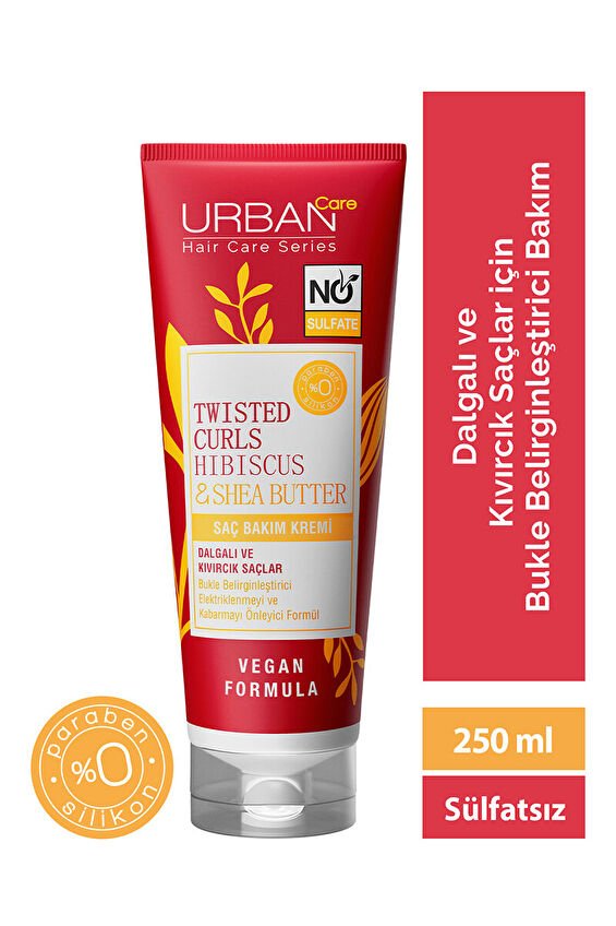 Urban Care Curl Hibiscus Water  She Butter Sülfatsız Saç Kremi