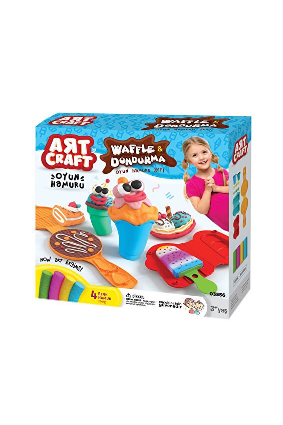 Waffle  Dondurma Hamur Set